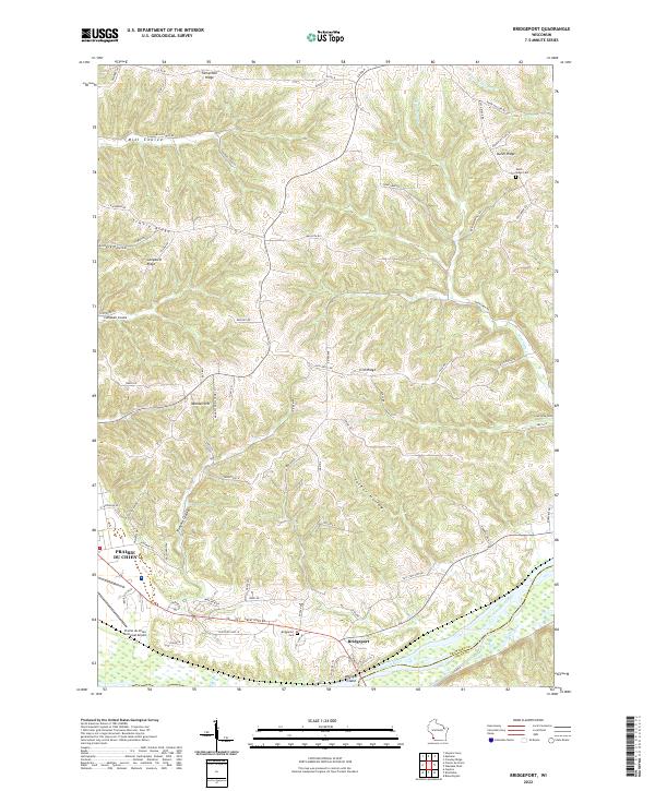 Bridgeport topographic map thumbnail