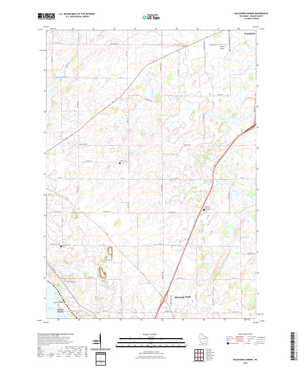 Buckhorn Corner topographic map thumbnail