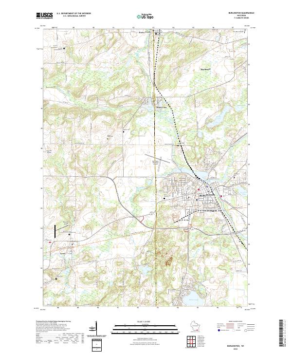 Burlington topographic map thumbnail