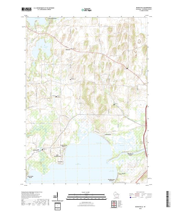 Busseyville topographic map thumbnail