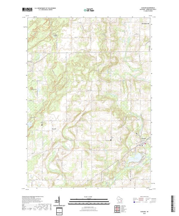 Cascade topographic map thumbnail