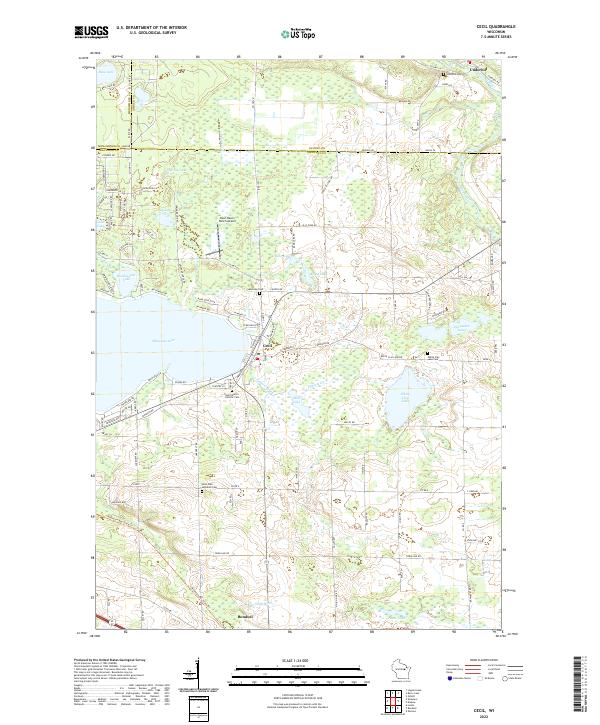 Cecil topographic map thumbnail