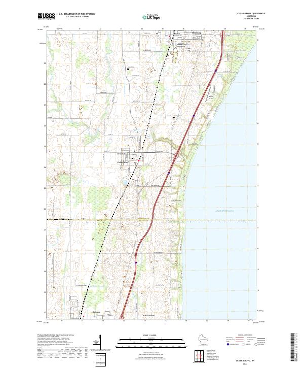 Cedar Grove topographic map thumbnail