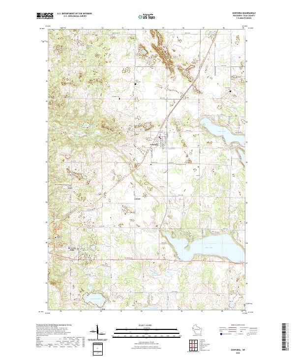 Centuria topographic map thumbnail