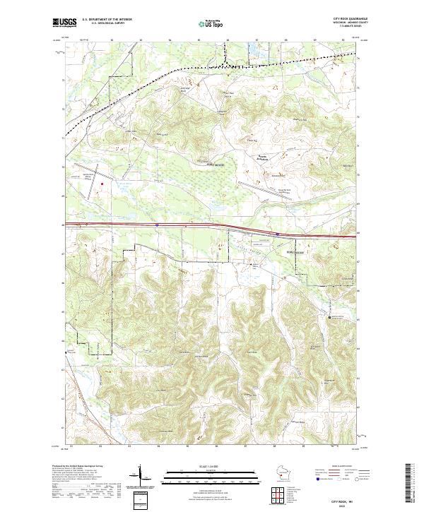 City Rock topographic map thumbnail