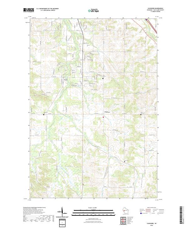 Cleghorn topographic map thumbnail
