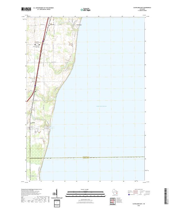 Cleveland East topographic map thumbnail