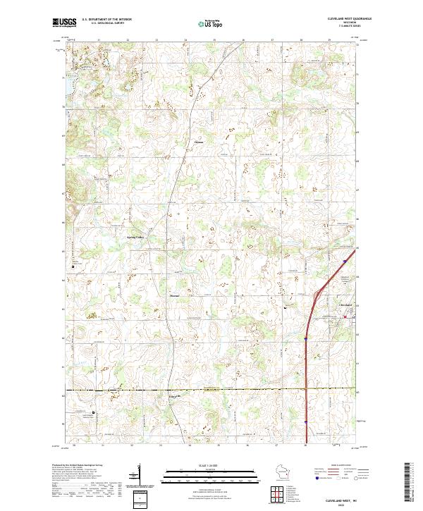 Cleveland West topographic map thumbnail