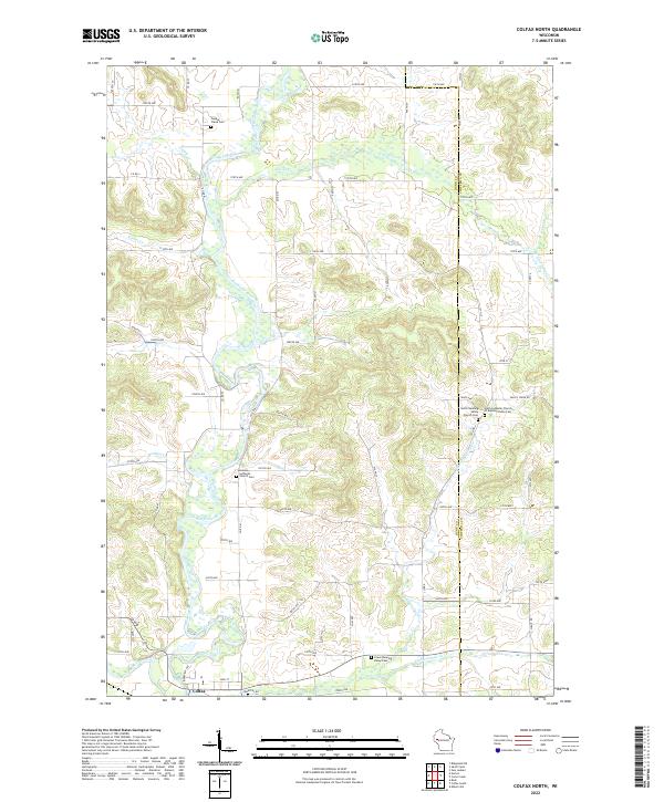Colfax North topographic map thumbnail