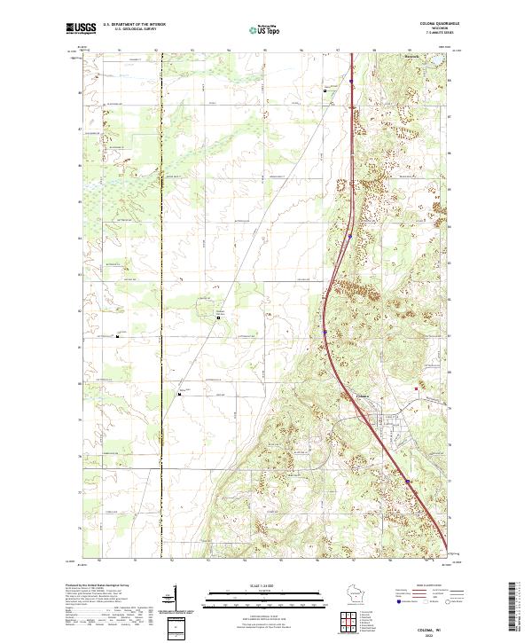Coloma topographic map thumbnail