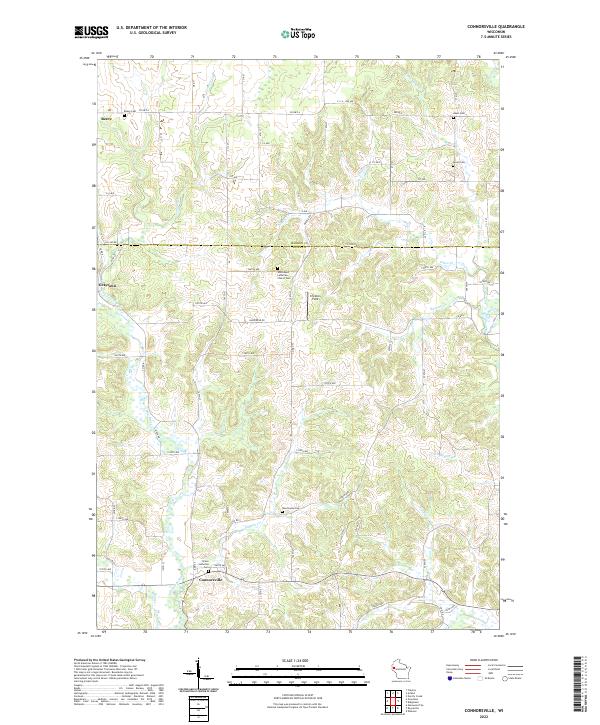 Connorsville topographic map thumbnail