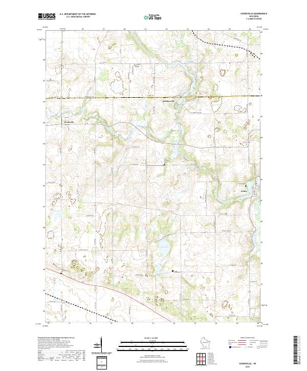 Cooksville topographic map thumbnail