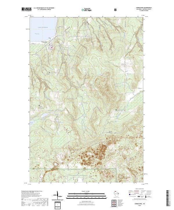 Cornucopia topographic map thumbnail