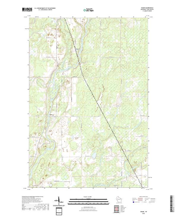 Crane topographic map thumbnail