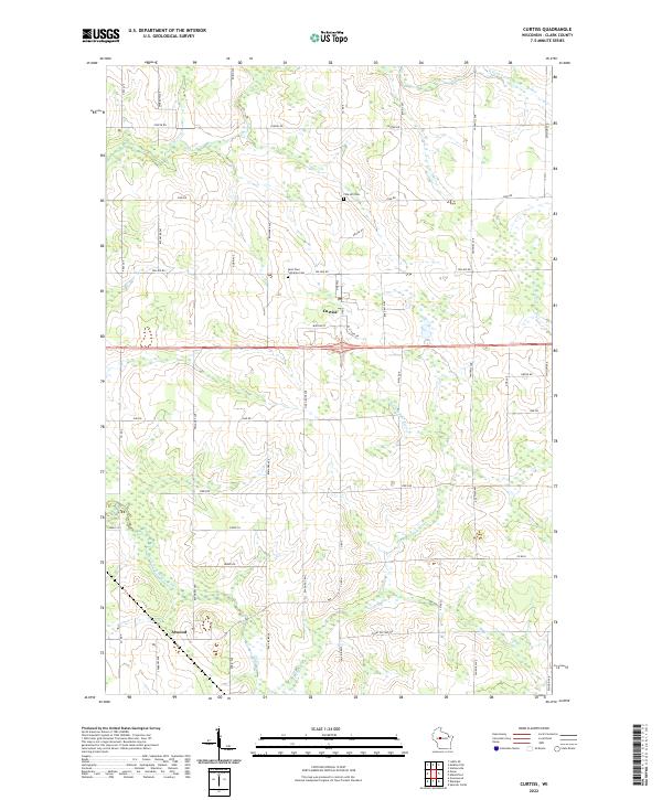 Curtiss topographic map thumbnail