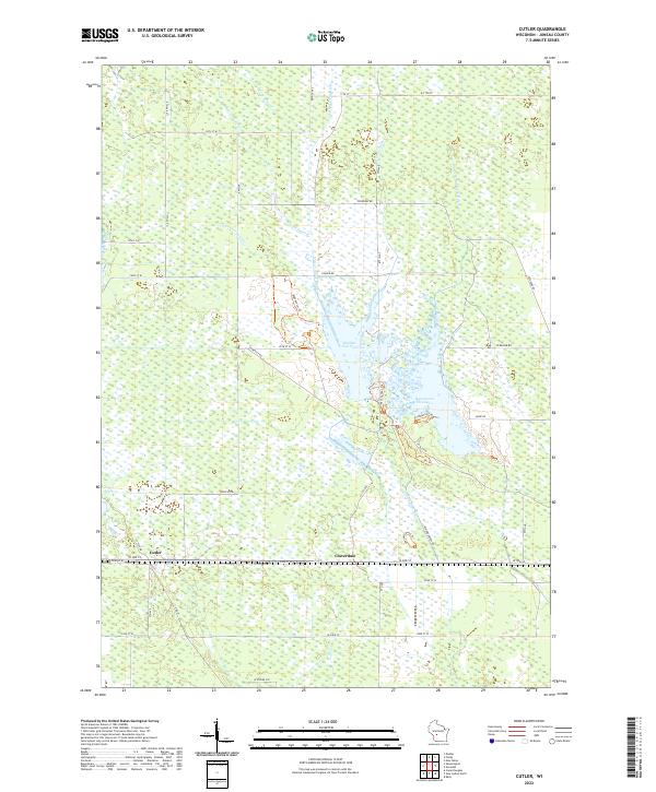 Cutler topographic map thumbnail