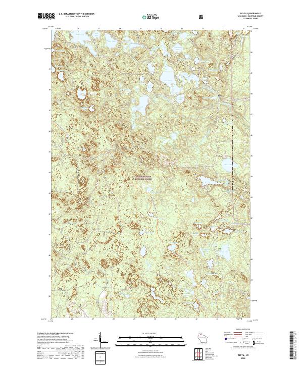 Delta topographic map thumbnail