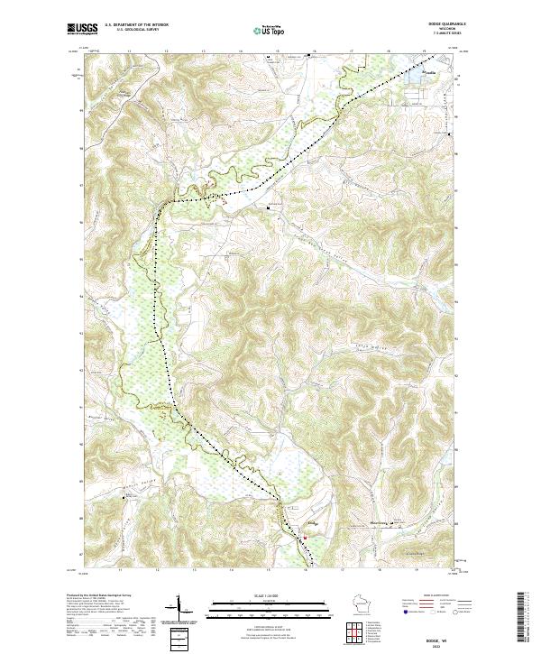 Dodge topographic map thumbnail
