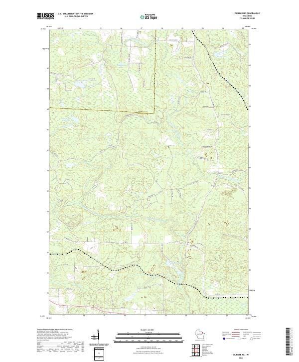 Dunbar NE topographic map thumbnail