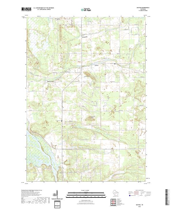 Easton topographic map thumbnail