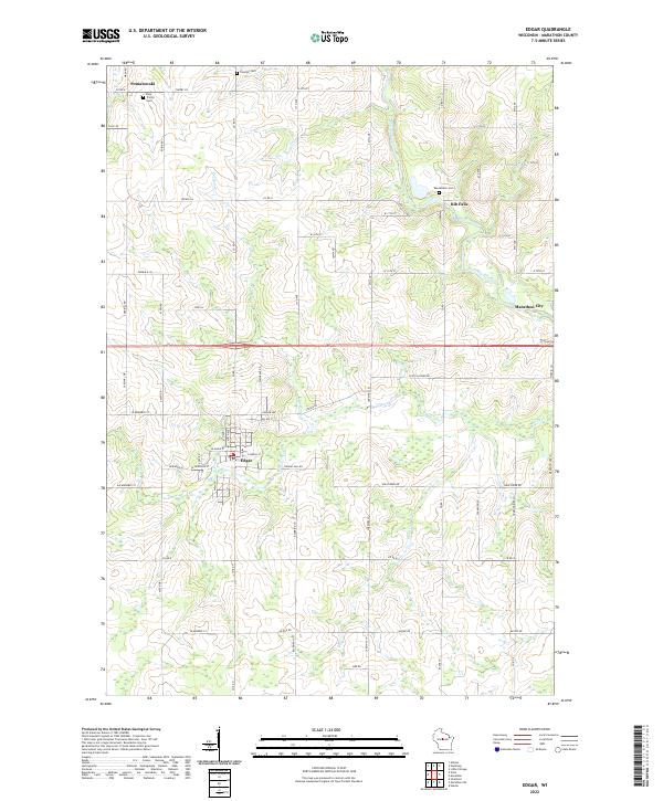 Edgar topographic map thumbnail