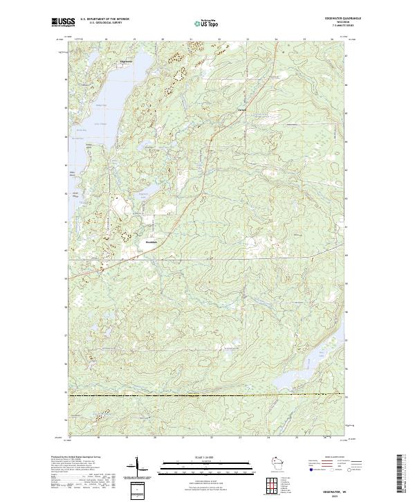 Edgewater topographic map thumbnail