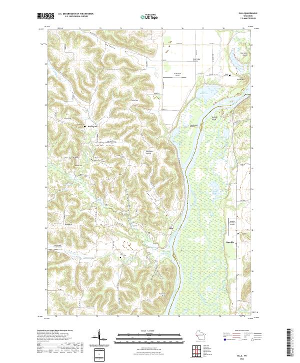 Ella topographic map thumbnail