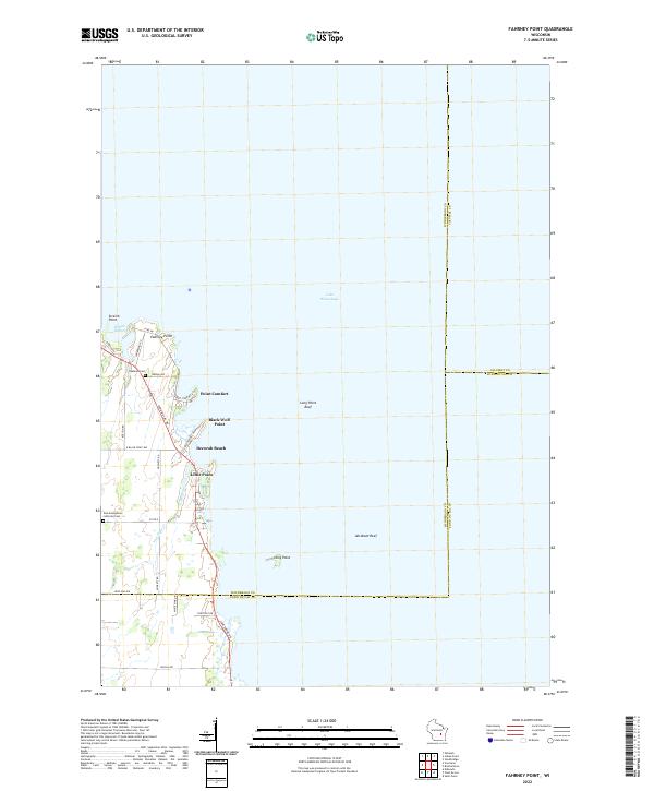Fahrney Point topographic map thumbnail