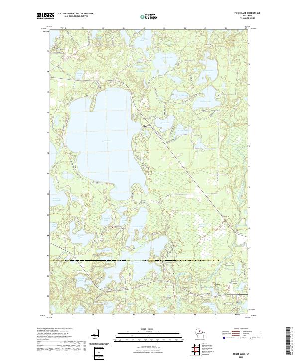 Fence Lake topographic map thumbnail