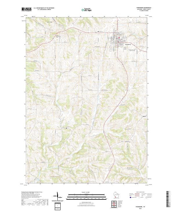 Fennimore topographic map thumbnail