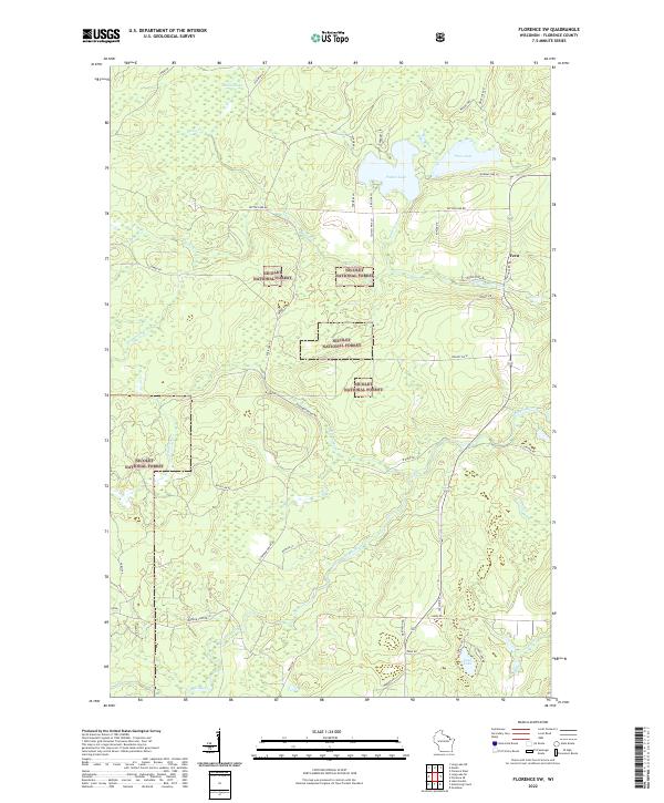 Florence SW topographic map thumbnail