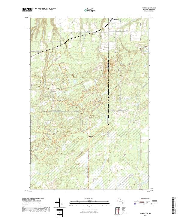 Foxboro topographic map thumbnail