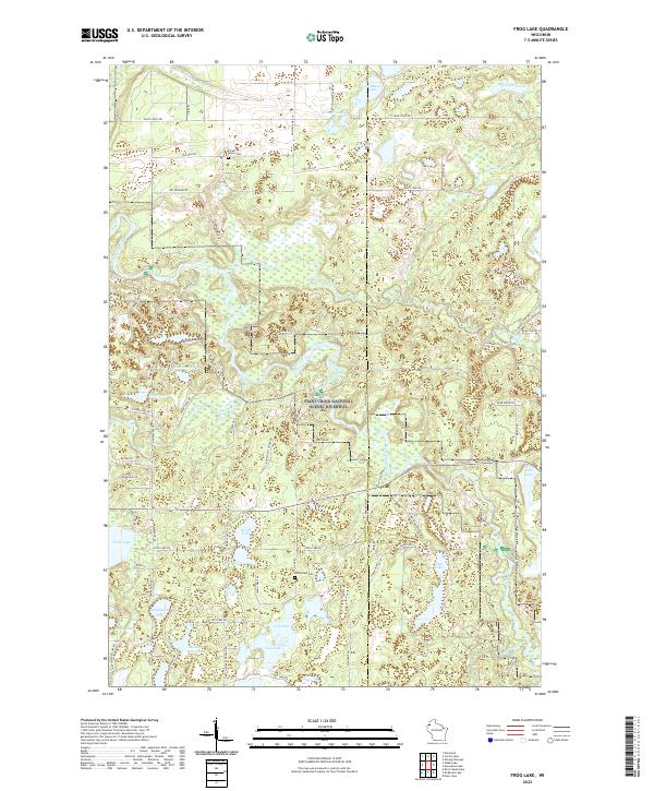 Frog Lake topographic map thumbnail