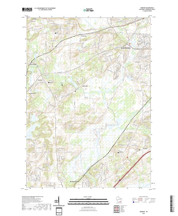 Genesee topographic map thumbnail