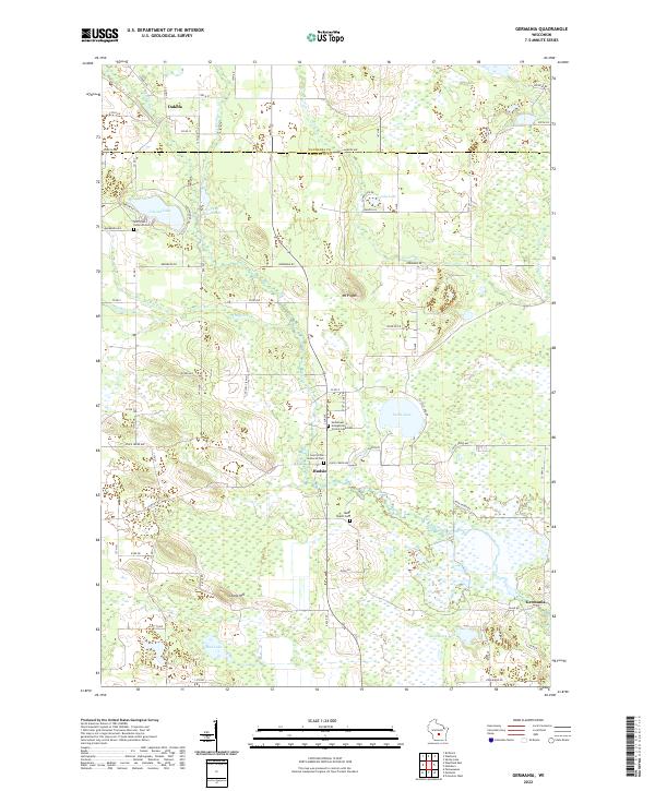 Germania topographic map thumbnail