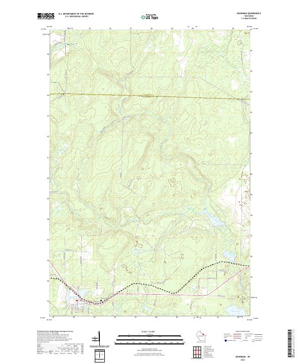 Goodman topographic map thumbnail