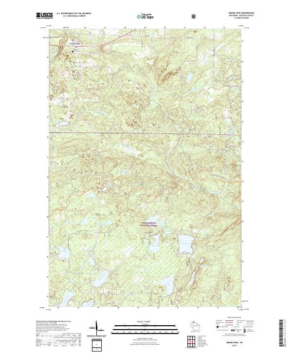 Grand View topographic map thumbnail