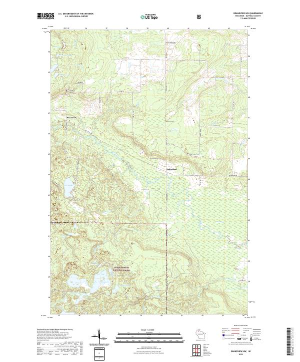 Grandview NW topographic map thumbnail