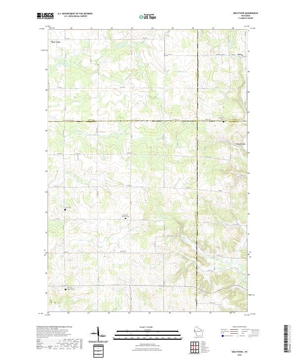Graytown topographic map thumbnail