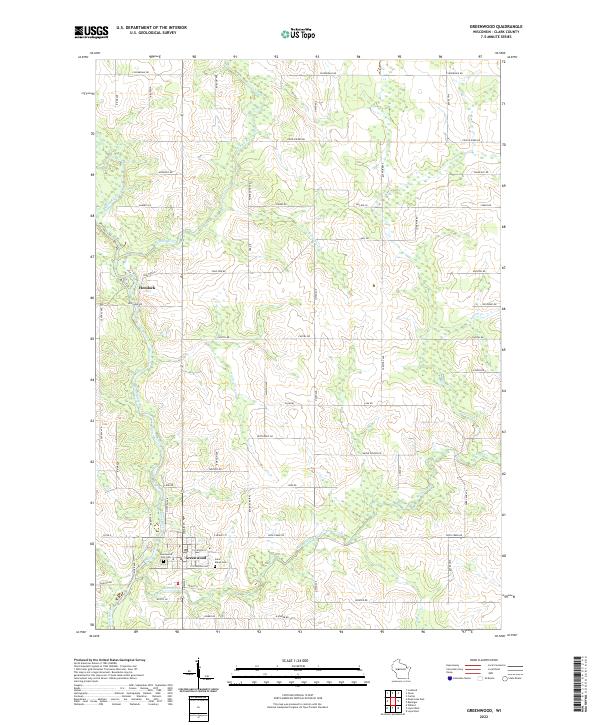 Greenwood topographic map thumbnail