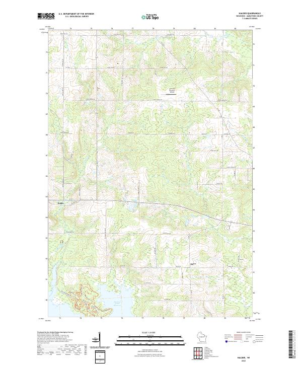 Halder topographic map thumbnail