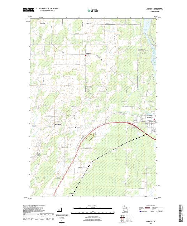 Harmony topographic map thumbnail