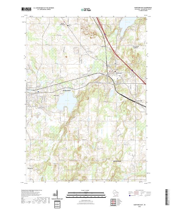 Hartford East topographic map thumbnail