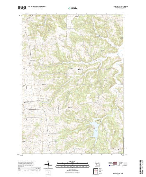 Highland East topographic map thumbnail