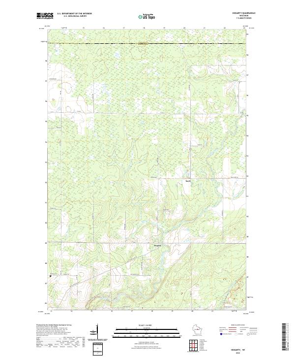 Hogarty topographic map thumbnail