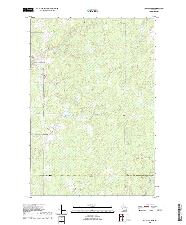 Hogsback Creek topographic map thumbnail