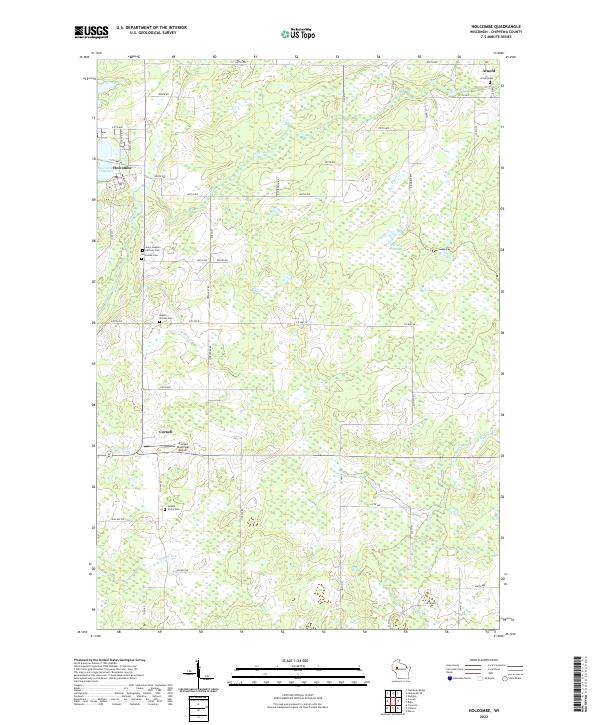 Holcombe topographic map thumbnail