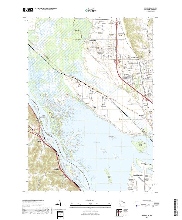 Holmen topographic map thumbnail