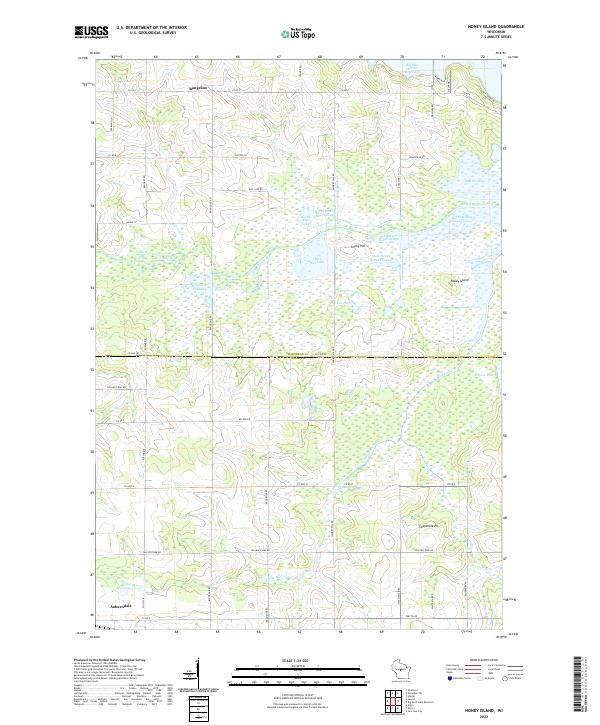 Honey Island topographic map thumbnail