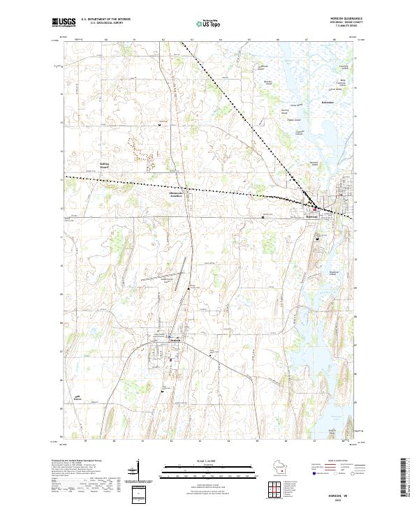 Horicon topographic map thumbnail